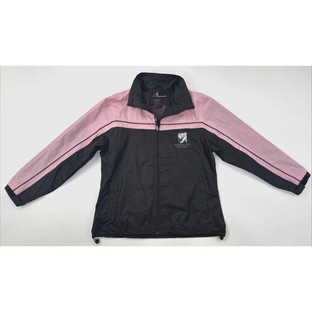 Audubon Zoo New Orleans Windbreaker Jacket Womens XL Mesh Lined Embroidered Zip - Picture 9 of 11